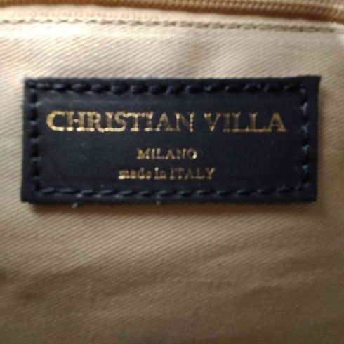 クリスチャンヴィラ CHRISTIAN VILLA レザーショルダーバッグ レディース
