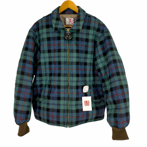サノバチーズ SON OF THE CHEESE Check wool down Jkt メンズ JPN:M