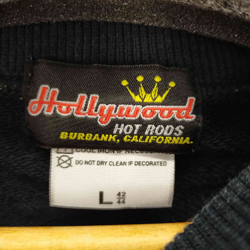 HOLLYWOOD HOTRODS スカルスパナ プリントスウェット バイカー メンズ import:L
