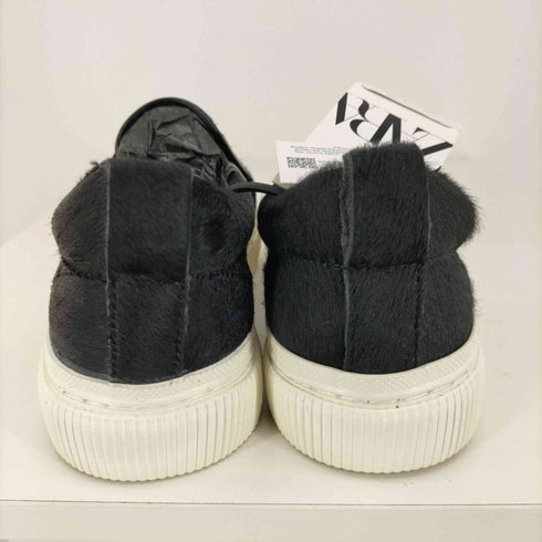 ザラ ZARA ハラコ レザー 厚底 スニーカー レディース JPN:24