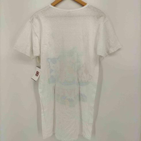 80-90s VINTAGE LOVELY KITTEN キャラクター プリント ロング丈 Tシャツ ワンピース レディース ONE SIZE