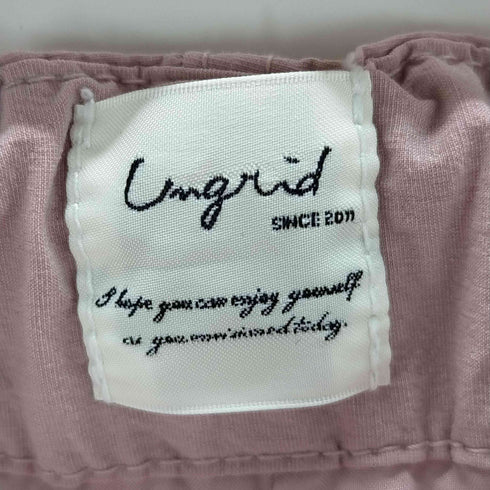 アングリッド Ungrid ナイロン混ミリタリールーズパンツ レディース FREE