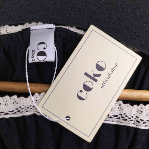 ココ トウキョウ coko tokyo 襟レース 七分丈ワンピース レディース