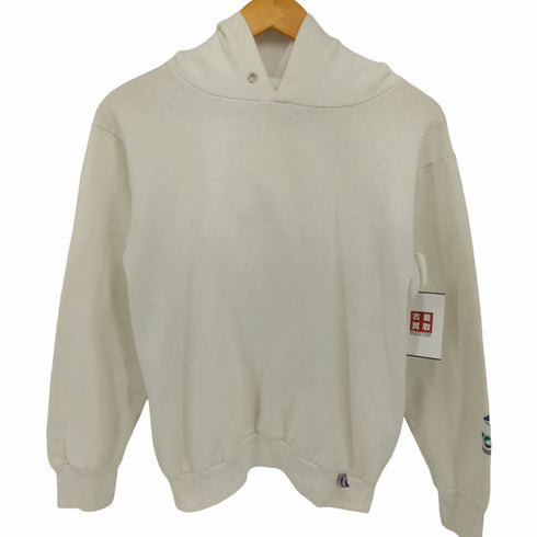 フルギ LOGO7.INC 80S カレッジ キャラクター プリント ワンポイント プルオーバー パーカー フーディ メンズ XL(18-20)