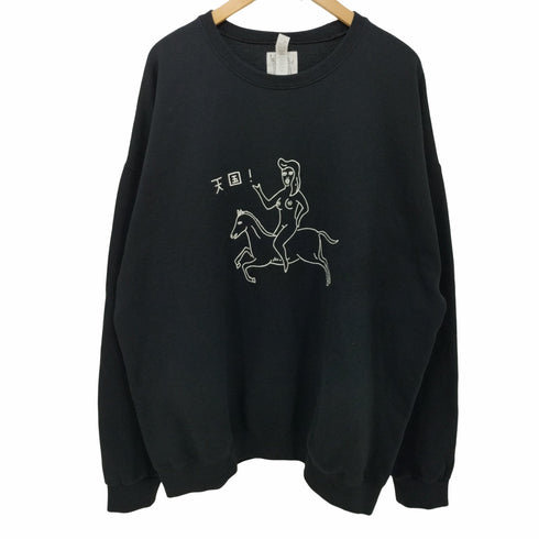 ワコマリア WACKO MARIA 23AW 世界平和プロジェクト CREW NECK SWEAT SHIRT TYPE-1 天国 メンズ 2XL