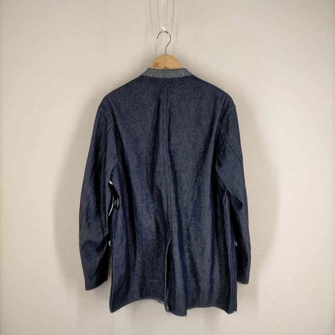 ヨーク YOKE 21SS CUT-O FF DENIM TAILORED JACKET カットオフ加工デニムジャケット メンズ JPN:2