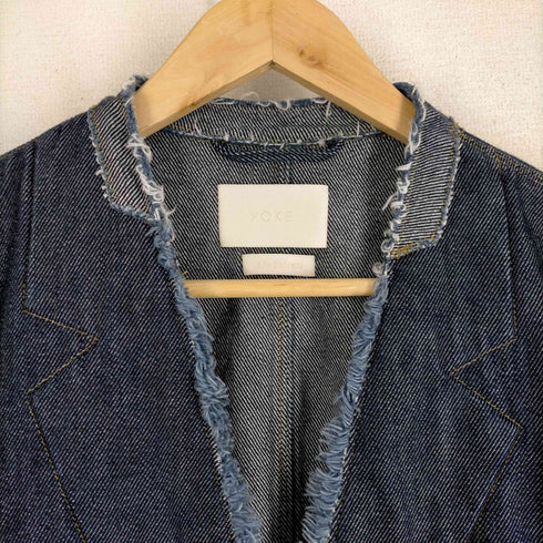 ヨーク YOKE 21SS CUT-O FF DENIM TAILORED JACKET カットオフ加工デニムジャケット メンズ JPN:2