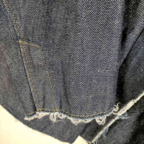 ヨーク YOKE 21SS CUT-O FF DENIM TAILORED JACKET カットオフ加工デニムジャケット メンズ JPN:2