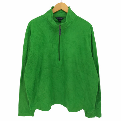 ランズエンド LANDS END ハーフジップ フリース トップス ジャケット メンズ import:XL