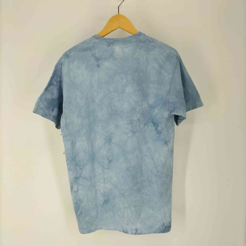 ザマウンテン the mountain メキシコ製 プリントタグ タイダイ染 S/S コットン ユニコーン 大判 プリント クルーネック Tシャツ コピーライト2014 メンズ import:M