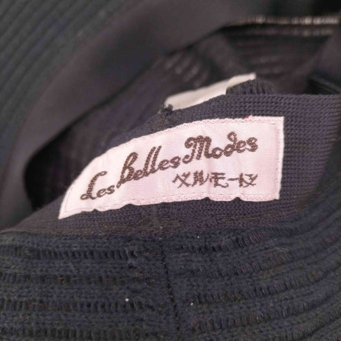 Les Belles Modes ベルモード メッシュ シアー リボン ハット レディース