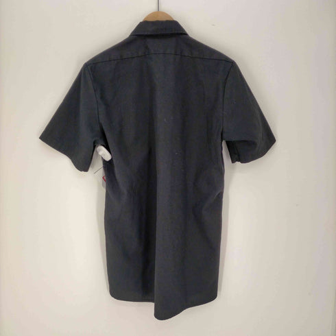 ディッキーズ Dickies 80-90S USA製 胸 ワッペン フラップポケット S/S ワークシャツ メンズ import:S