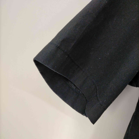 ディッキーズ Dickies 80-90S USA製 胸 ワッペン フラップポケット S/S ワークシャツ メンズ import:S