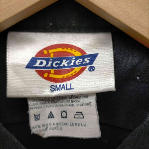 ディッキーズ Dickies 80-90S USA製 胸 ワッペン フラップポケット S/S ワークシャツ メンズ import:S