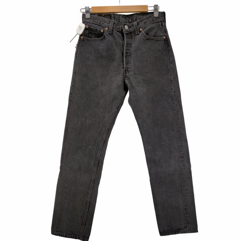 リーバイス Levis USA製 刻印552 501 先染め ブラックデニムパンツ メンズ W30 L32