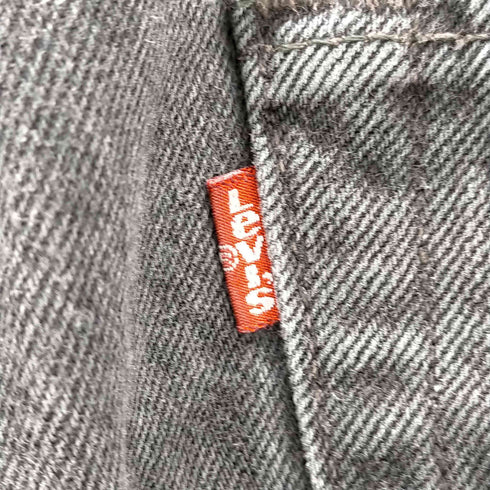 リーバイス Levis USA製 刻印552 501 先染め ブラックデニムパンツ メンズ W30 L32