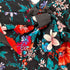 VIA SANT ANDREA 90S USA製 Vネック リボン デザイン 花柄 S/S セーラーカラー カバーオール レディース 8