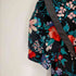 VIA SANT ANDREA 90S USA製 Vネック リボン デザイン 花柄 S/S セーラーカラー カバーオール レディース 8