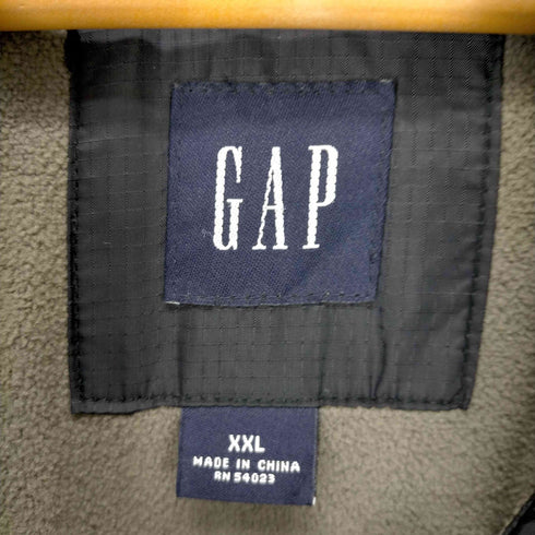 ギャップ Gap 00s 03年 ドローストリング 裏地フリース ダウンジャケット メンズ import:XXL