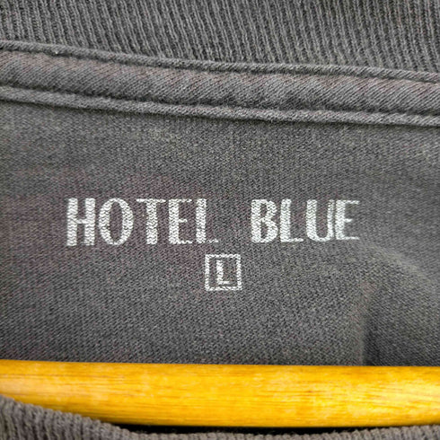 ホテルブルー HOTEL BLUE NYC Vinyl L/S T-Shirt メンズ import:L