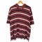 セントジョンズベイ ST.JOHNS BAY プリントタグ ビッグシルエット コットン S/S ボーダー ポロシャツ メンズ 2XLT/2XGL