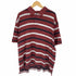 セントジョンズベイ ST.JOHNS BAY プリントタグ ビッグシルエット コットン S/S ボーダー ポロシャツ メンズ 2XLT/2XGL