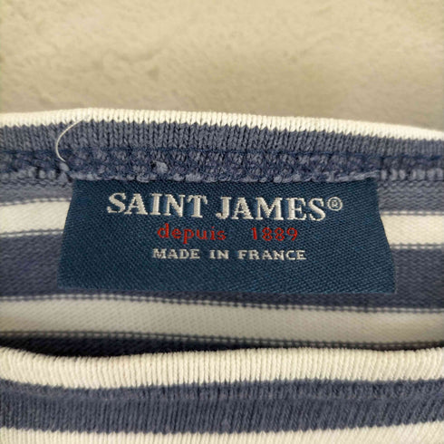 セントジェームス SAINT JAMES ボーダー ボートネック バスクシャツ メンズ US:38