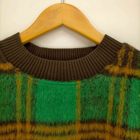 フルギ 3.3 FIELD TRIP リブ切替 チェック ニット プルオーバー メンズ ONE SIZE