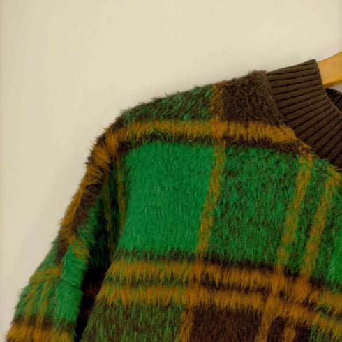 フルギ 3.3 FIELD TRIP リブ切替 チェック ニット プルオーバー メンズ ONE SIZE