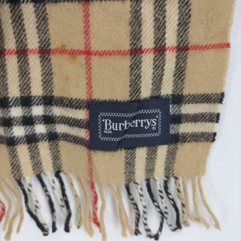 バーバリーズ BURBERRYS ビッグホースロゴ ノバチェック柄マフラー レディース