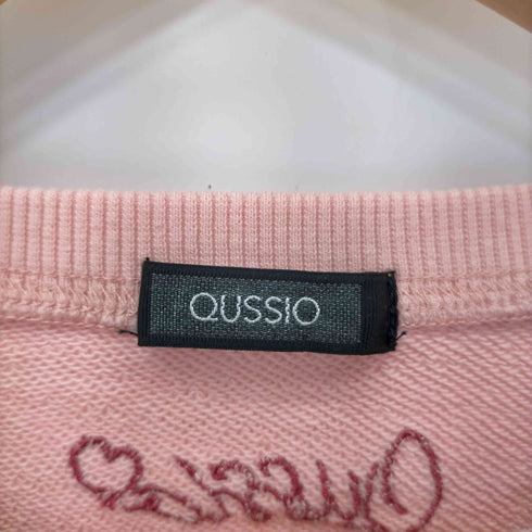 クーシオ Qussio ショート丈 ドローコード スウェット レディース FREE