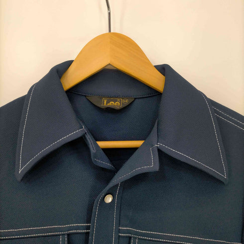 リー Lee 70S MADE IN USA ポリオープンカラーシャツ メンズ S-R