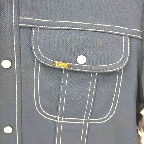 リー Lee 70S MADE IN USA ポリオープンカラーシャツ メンズ S-R