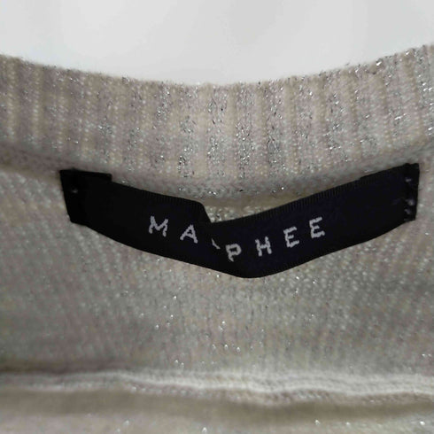 マカフィー MACPHEE ラメ Vネックカットソー レディース JPN:S