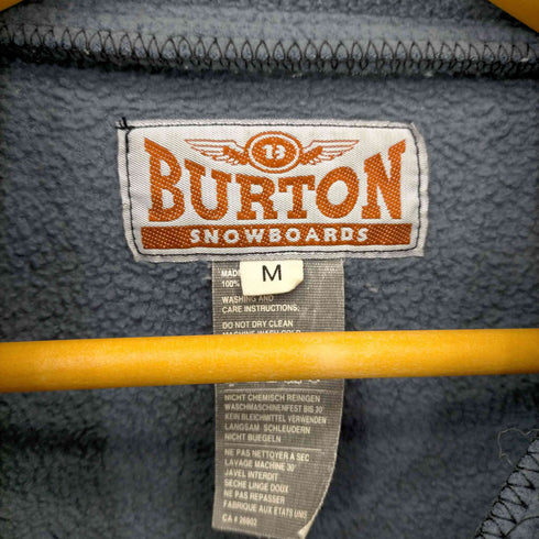 バートン BURTON 00S 13 SNOWBOARDS ジップフリース メンズ import:M