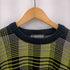 90S MADE IN USA グレンチェックコットンニット メンズ import:XL