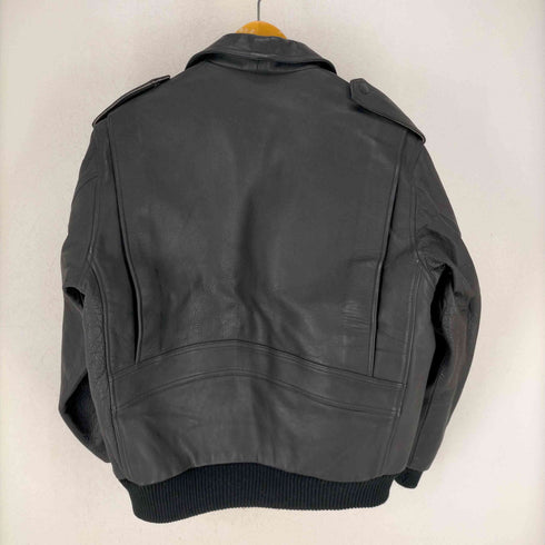 CREST リブ切替 G-1型 カウレザージャケット メンズ import:M