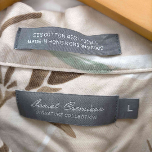 ダニエルクレミュ DANIEL CREMIEUX 総柄 S/S シャツ メンズ import:L