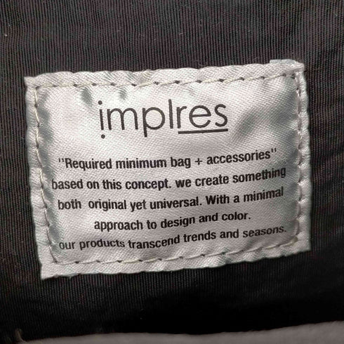 IMPLRES squeeze shoulder bag レディース