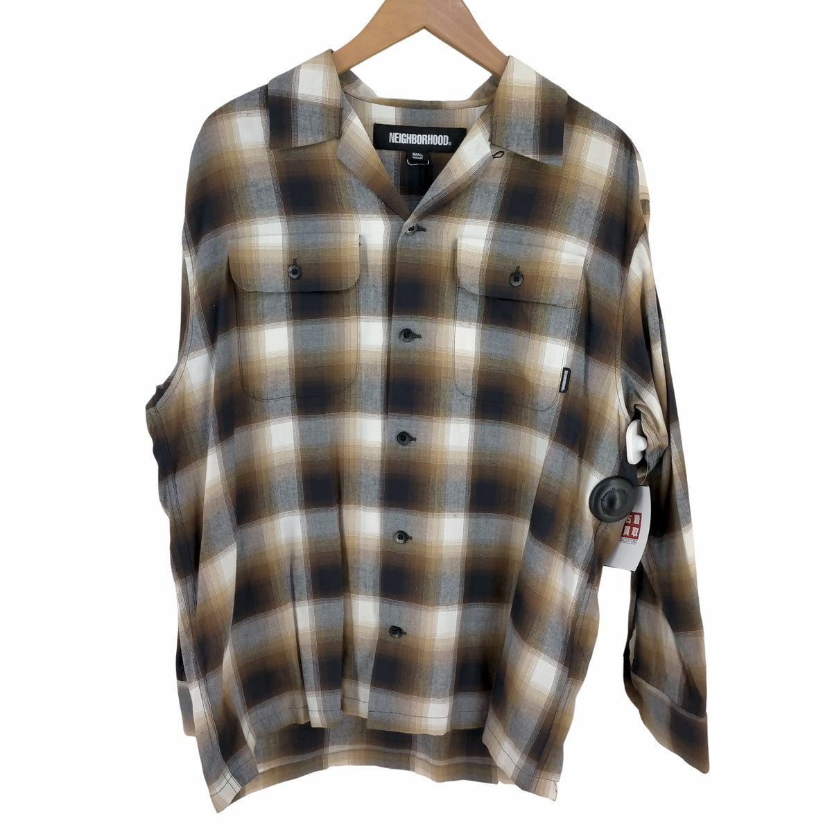 ネイバーフッド NEIGHBORHOOD 23ss BLOCK OMBRE L/S SHIRT メンズ JPN：S