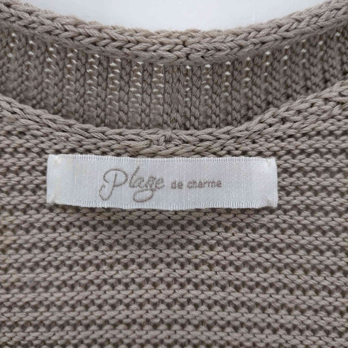 プラージュ PLAGE 21SS Italian Yarn ベスト2 レディース
