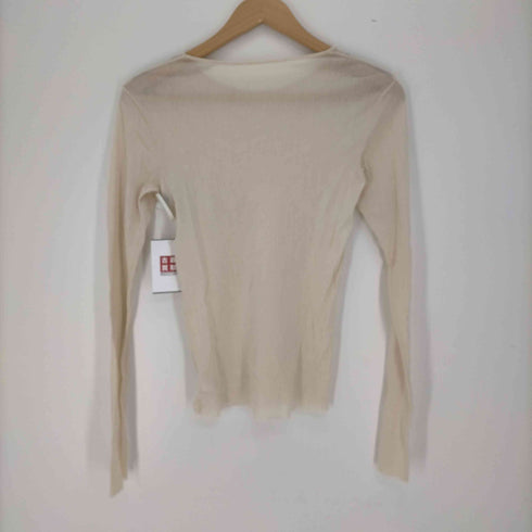 プラージュ PLAGE 22SS Mesh Sheer ロンTシャツ レディース