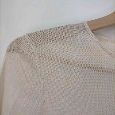 プラージュ PLAGE 22SS Mesh Sheer ロンTシャツ レディース