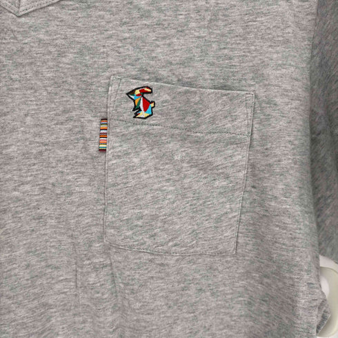 ポールスミス Paul Smith LOUNGE WEAR ラビット 刺繍 Vネック S/S Tシャツ メンズ import:L