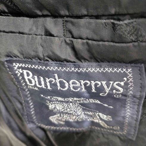 バーバリーズ BURBERRYS MADE IN WEST GERMANY 70S~80S ロゴ刻印7シルバーボタン 紺ブレザー メンズ