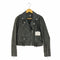 ザラ ZARA フェイクレザー ダブルライダースジャケット レディース import:M