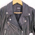 ザラ ZARA フェイクレザー ダブルライダースジャケット レディース import:M