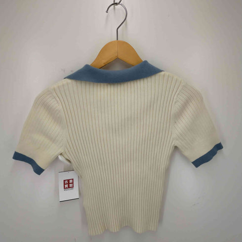 マウジー moussy XG RANDOM RIB KNIT POLO レディース FREE