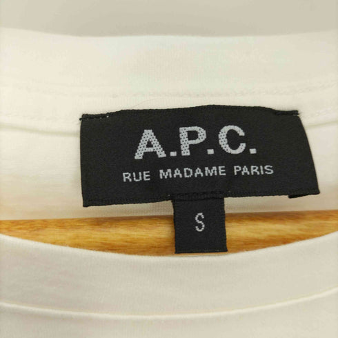 アーペーセー A.P.C. 22SS ロゴ プリント Tシャツ レディース import:S
