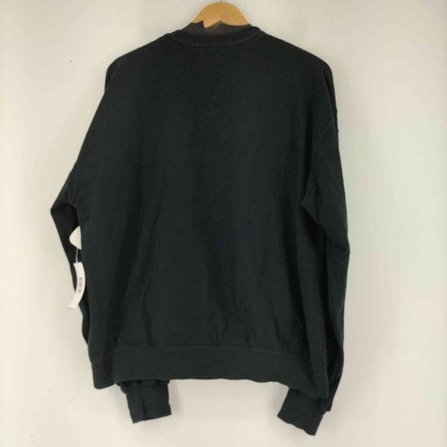 マツフジ MATSUFUJI 21SS Henry Neck Sweat Shirt - BLACK メンズ JPN:3